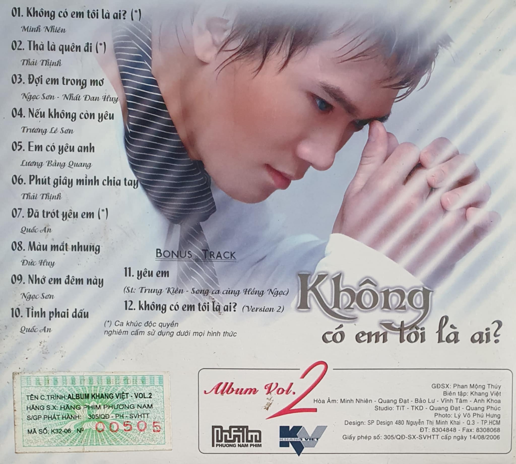 Phương Nam CD - Không Có Em Tôi Là Ai - Khang Việt