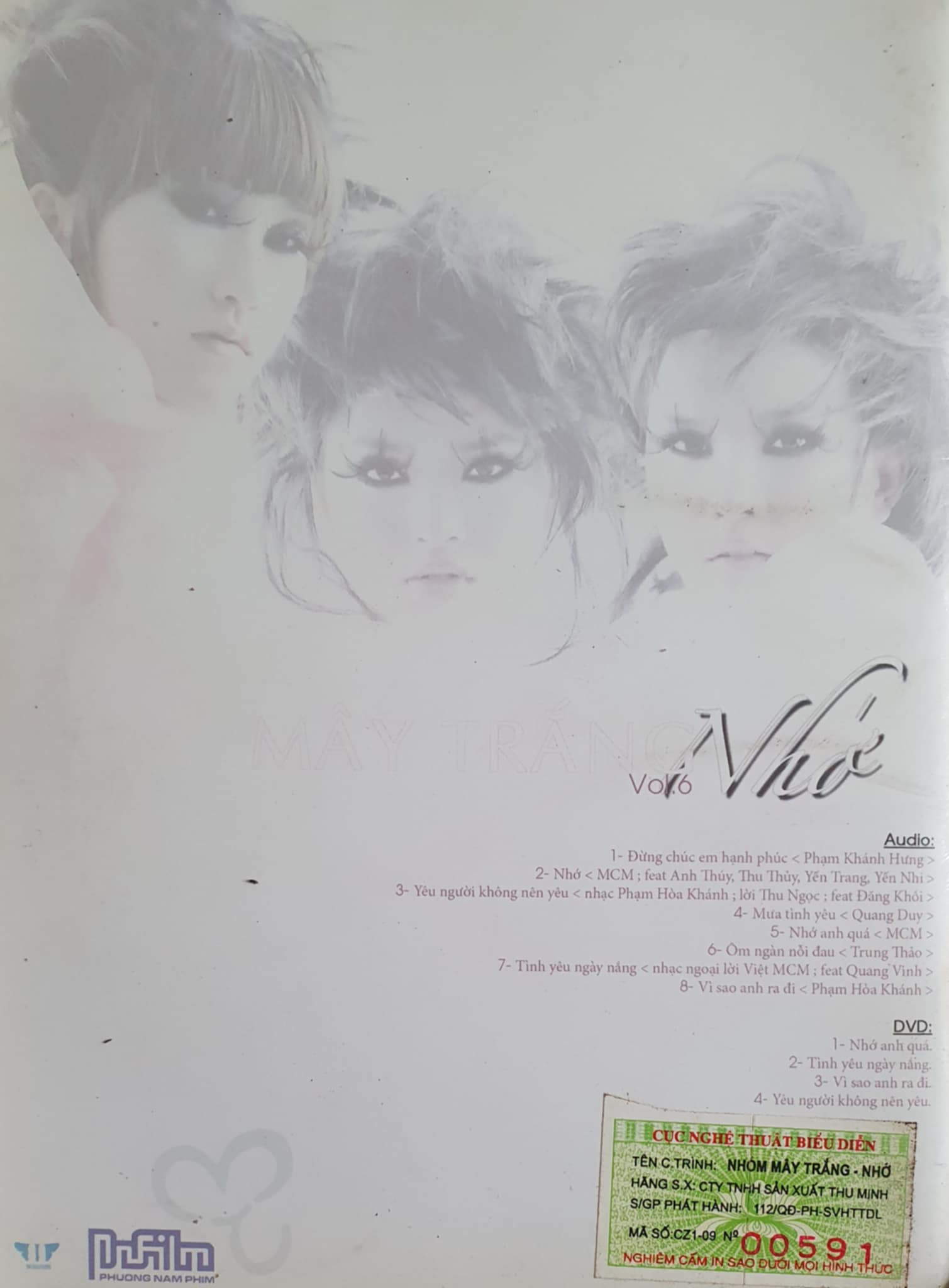 Phương Nam CD - Nhớ - Nhóm Mây Trắng