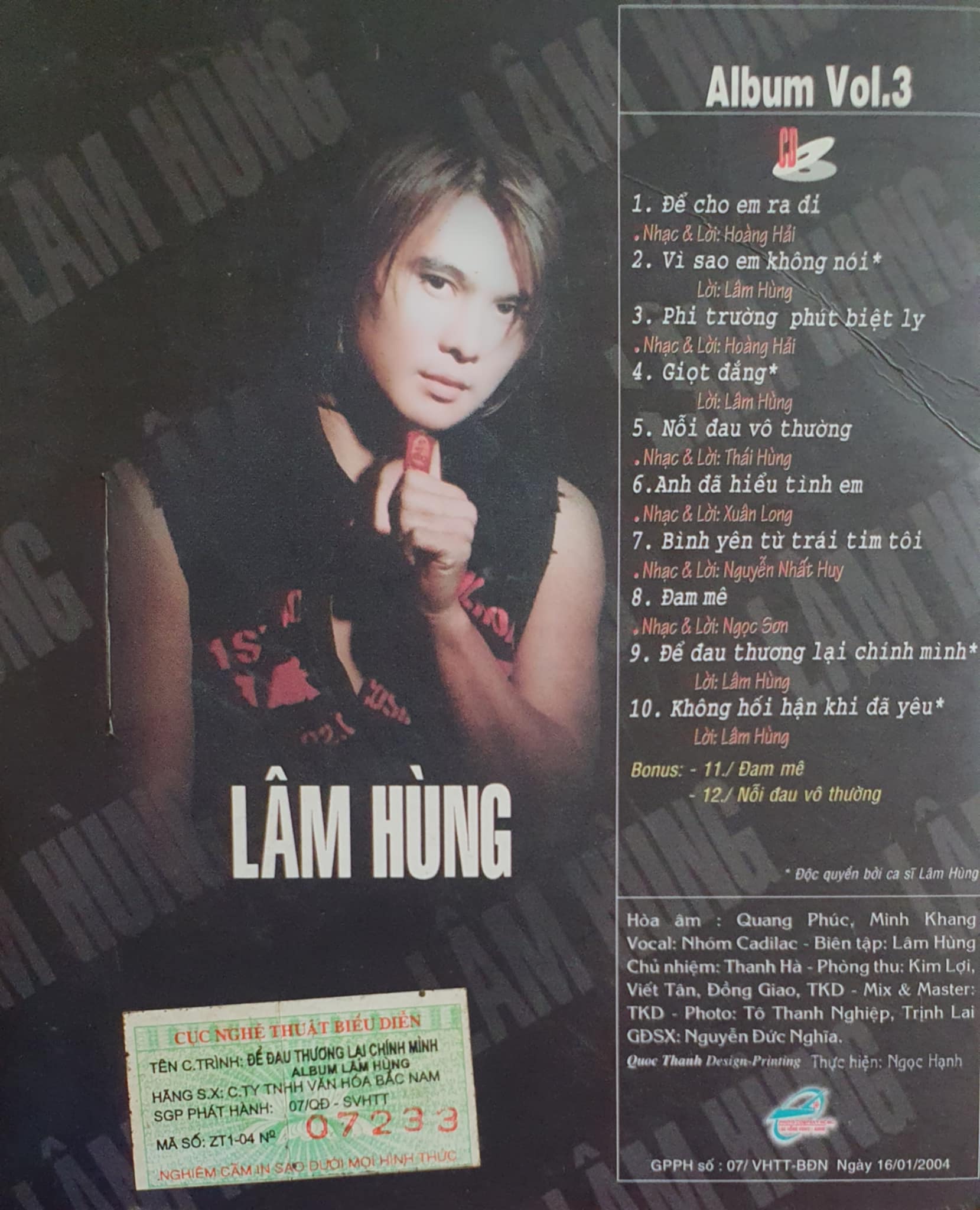 Lâm Hùng - Để Đau Thương Lại Chính Mình