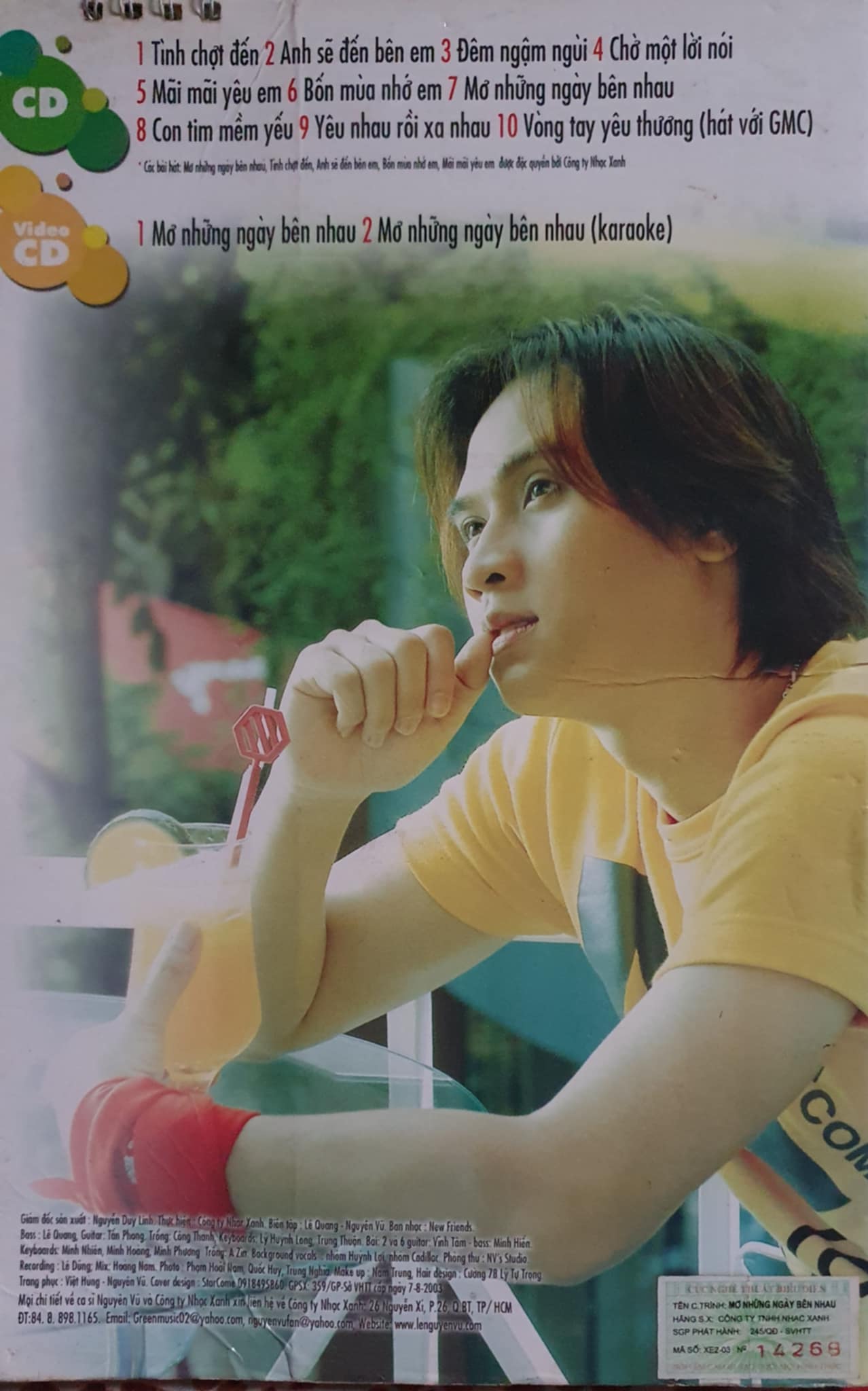 Nhạc Xanh CD - Mơ Những Ngày Bên Nhau - Nguyên Vũ