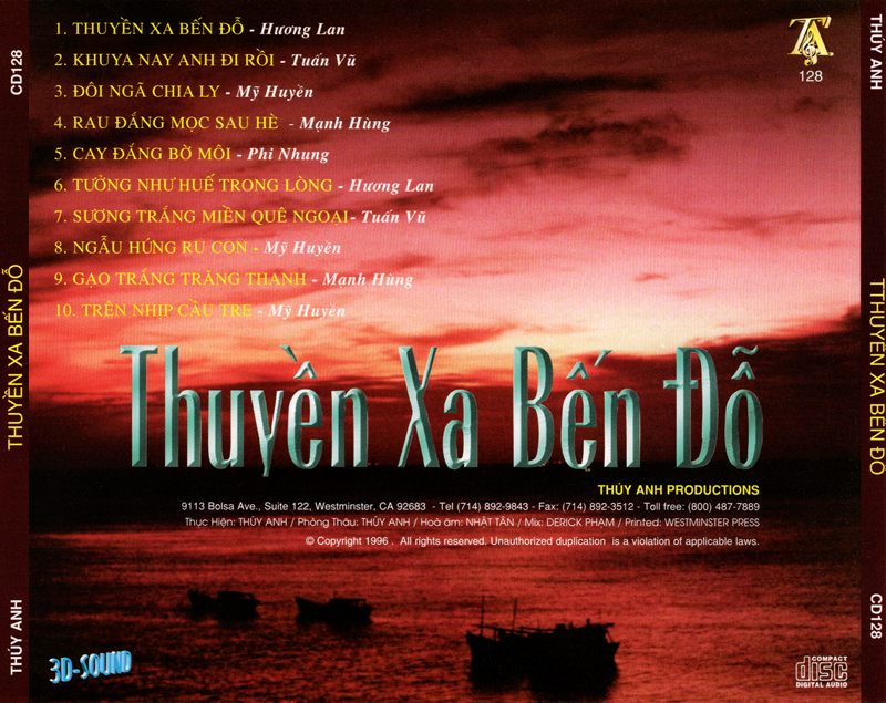 Thúy Anh CD128 - Thuyền Xa Bến Đỗ