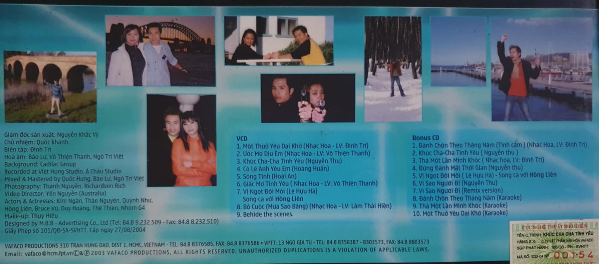 Vafaco CD - Khúc Cha Cha Tình Yêu - Dương Đình Trí