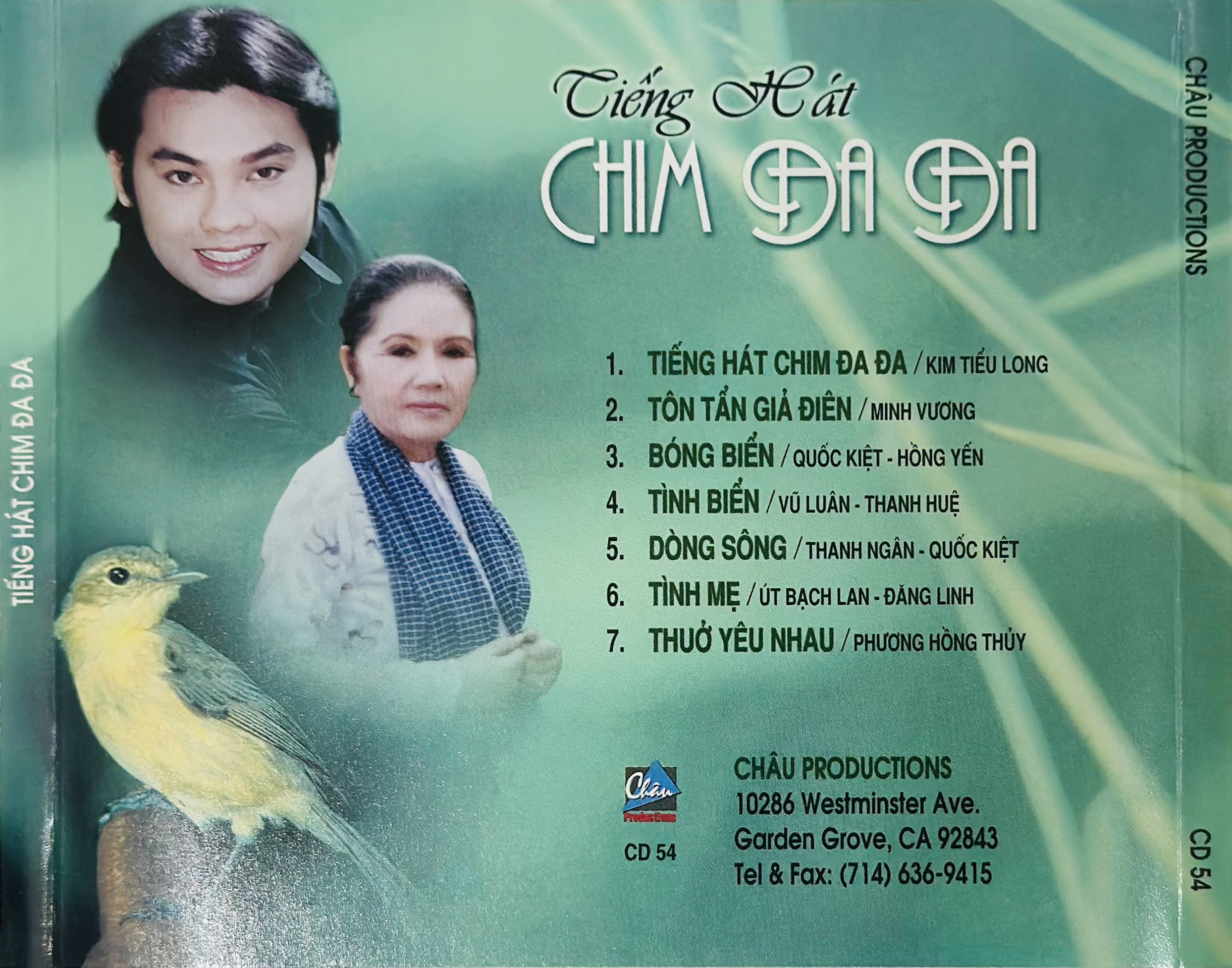 Châu CD054 - Tiếng Hát Chim Đa Đa