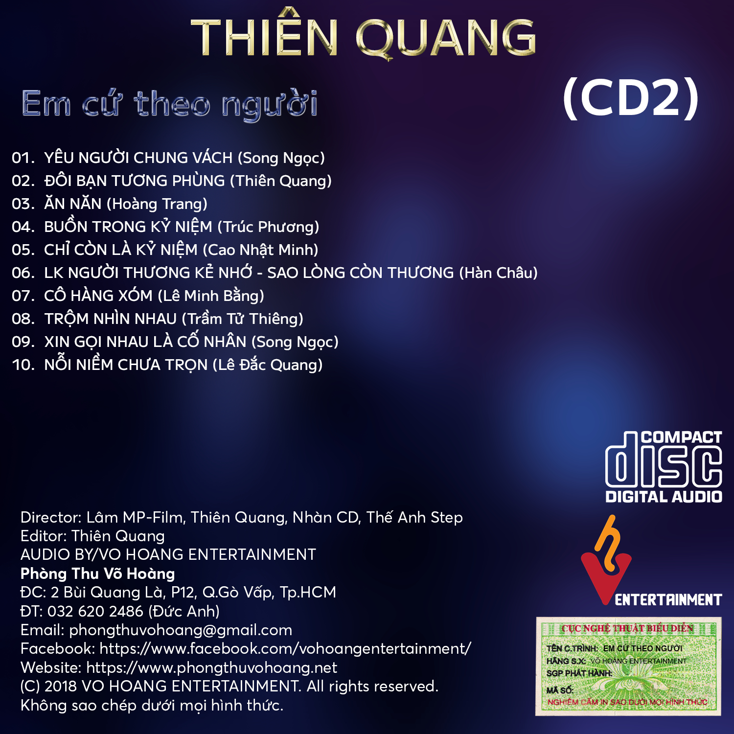 Võ Hoàng CD - Em Cứ Theo Người CD2 - Thiên Quang