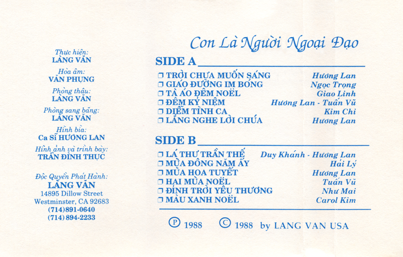 Tape Làng Văn 74 - Con Là Người Ngoại Đạo