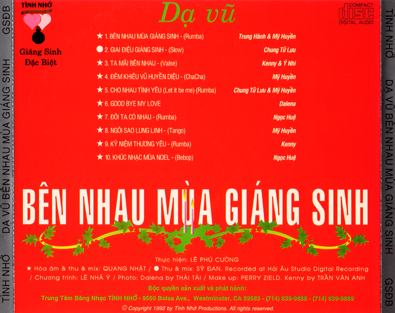 Tình Nhớ CD - Bên Nhau Mùa GIáng Sinh