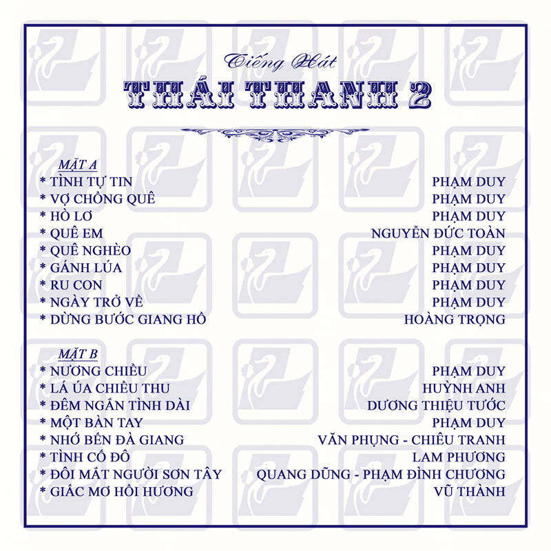 Tape Thúy Nga - Tiếng Hát Thái Thanh 2