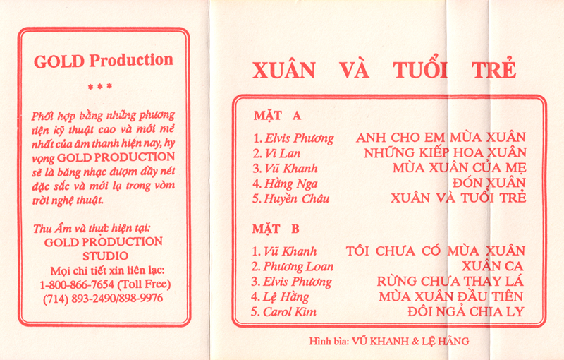 Tape Gold Production 3 - Xuân Và Tuổi Trẻ