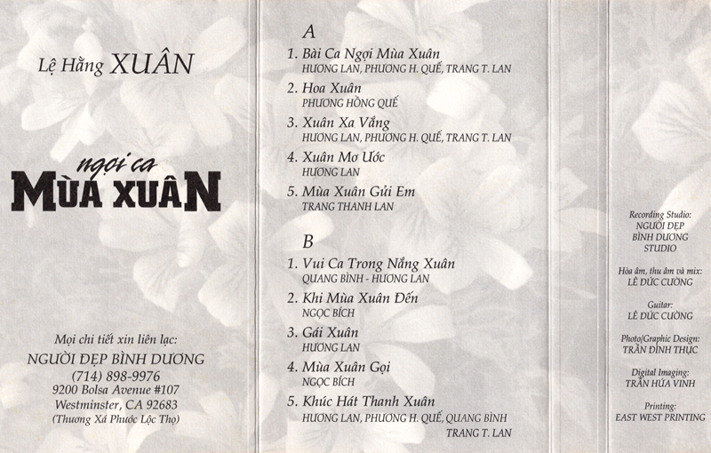 Tape Lệ Hằng - Ngợi Ca Mùa Xuân