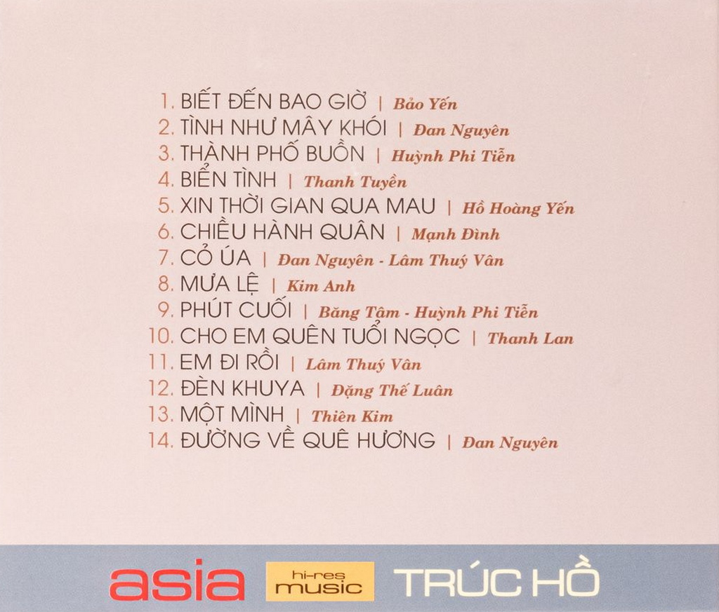 Trúc Hồ CD - Tình Khúc Lam Phương