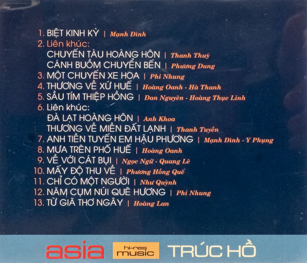 Trúc Hồ CD - Tình Khúc Minh Kỳ