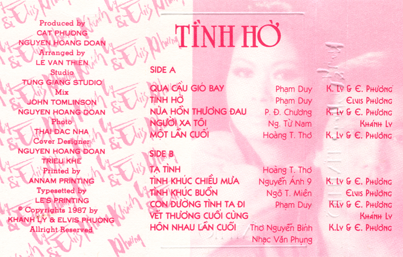 Tape Khánh Ly - Tình Hờ - Elvis Phương