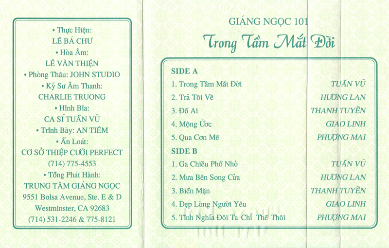 Tape Giáng Ngọc 101 - Trong Tầm Mắt Đời