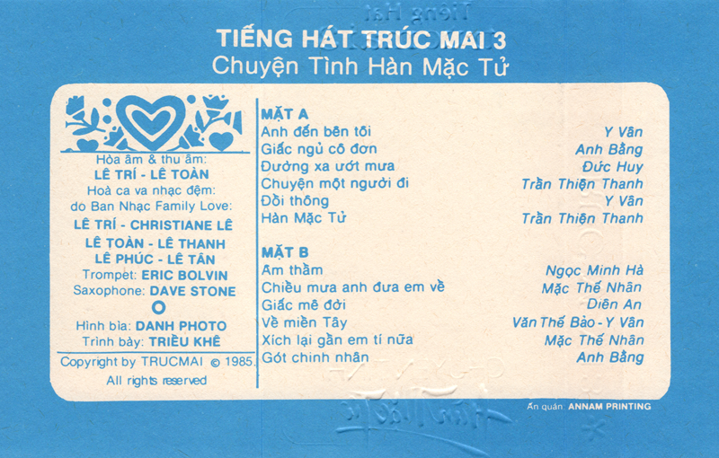 Tape Trúc Mai 3 - Chuyện Tình Hàn Mặc Tử