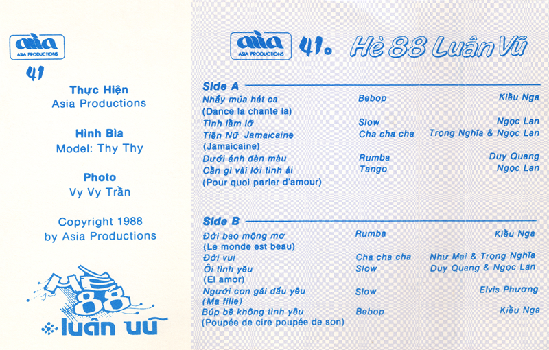 Tape Asia 41 - Hè 88 - Luân Vũ