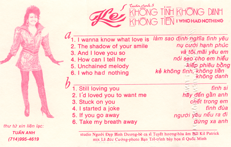 Tape Tuấn Anh 5 - Kẻ Không, Không Tình, Không Danh