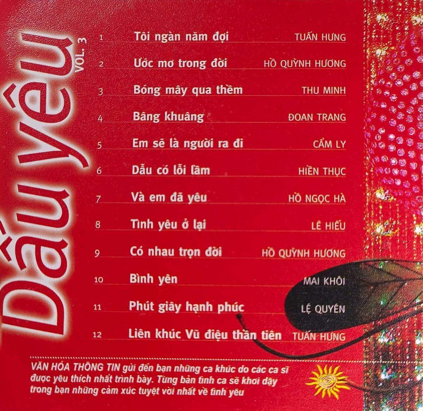 Báo Văn Hóa Thông Tin CD - Dấu Yêu
