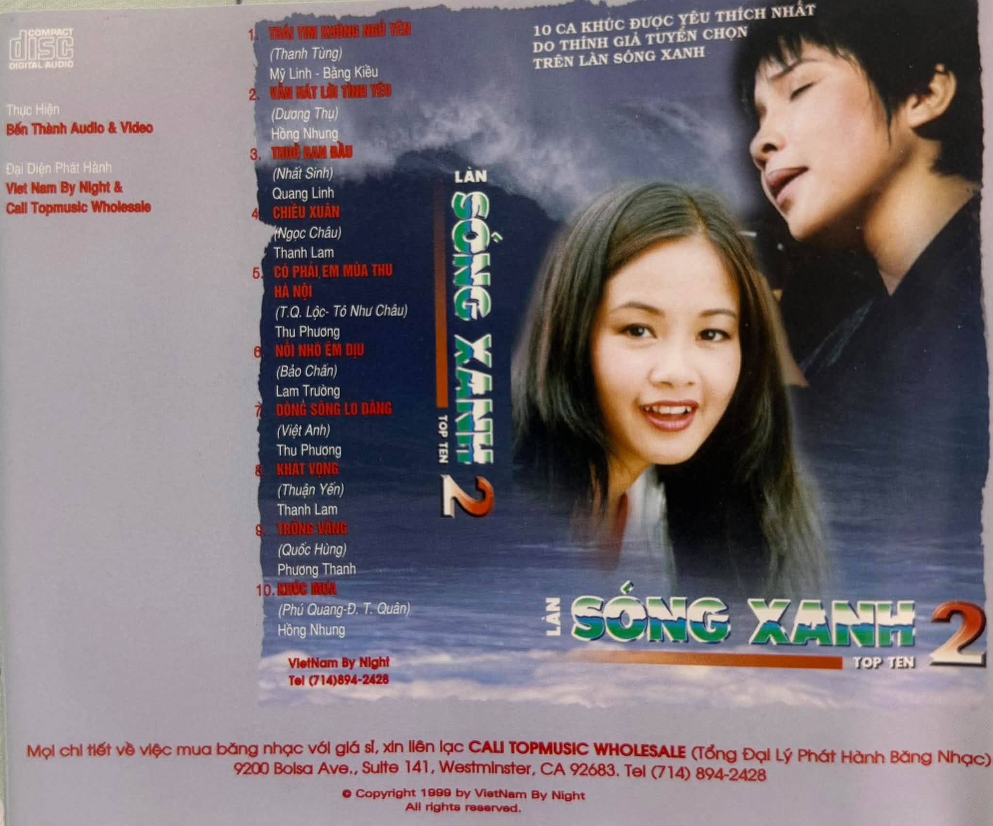 Cali Top Music CD - Làn Sóng Xanh 2