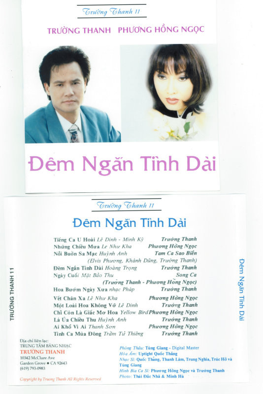 Trường Thanh CD011 - Đêm Ngắn Tình Dài