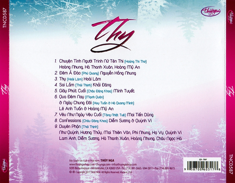 Thúy Nga CD587 - Thy