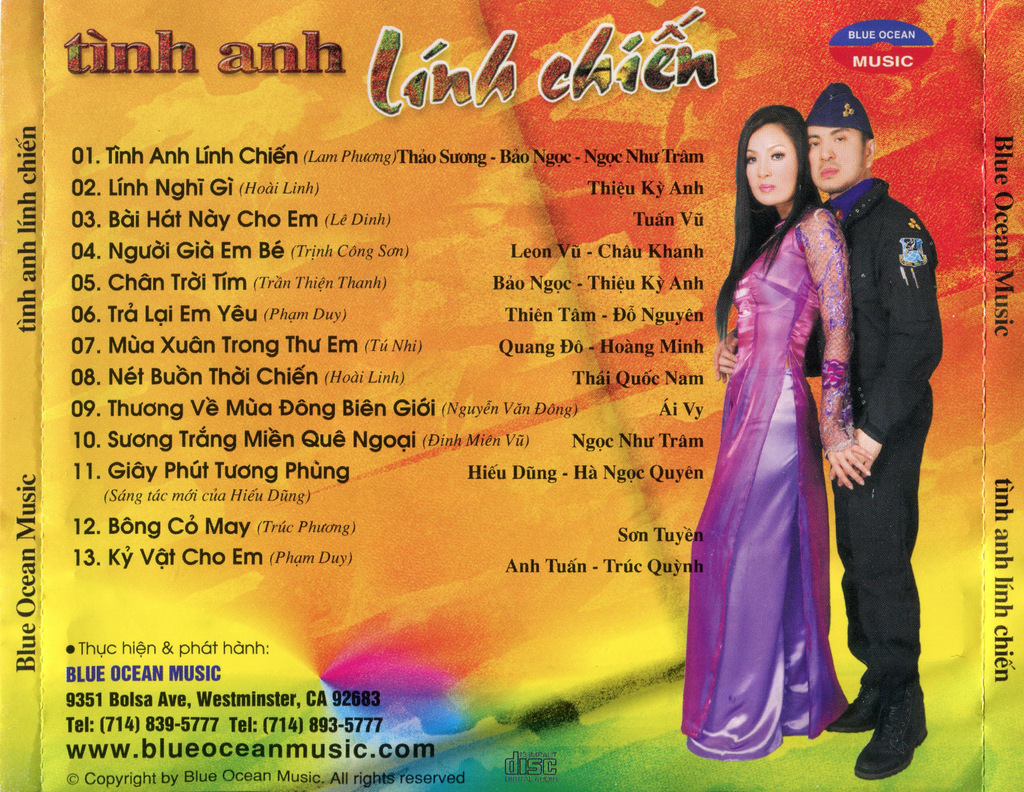 Blue Ocean CD - Tình Anh Lính Chiến