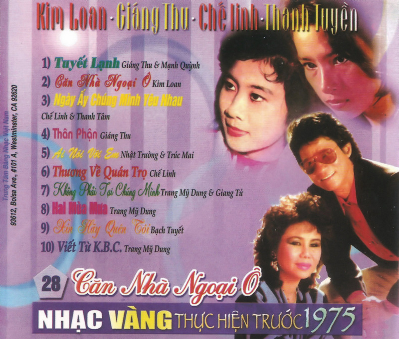 Nhạc Vàng CD028 - Căn Nhà Ngoại Ô