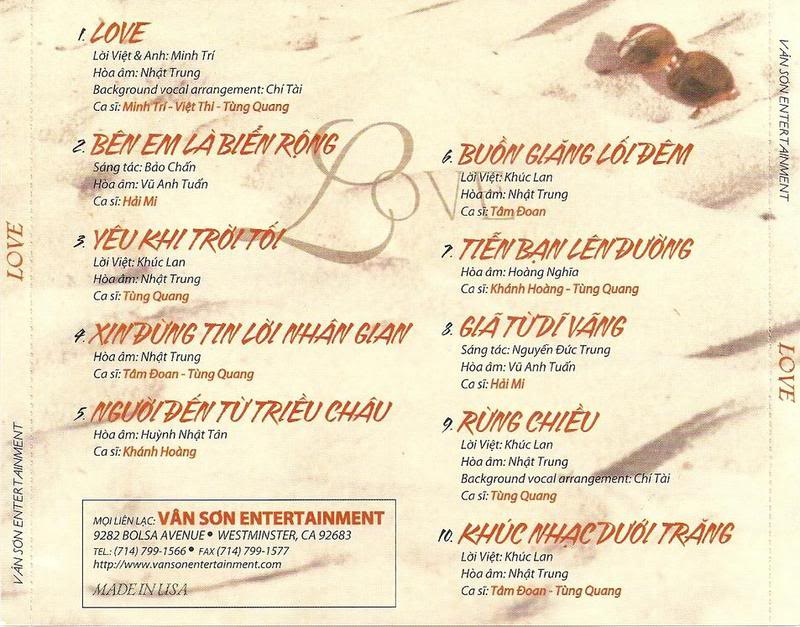 Love (Vân Sơn CD)