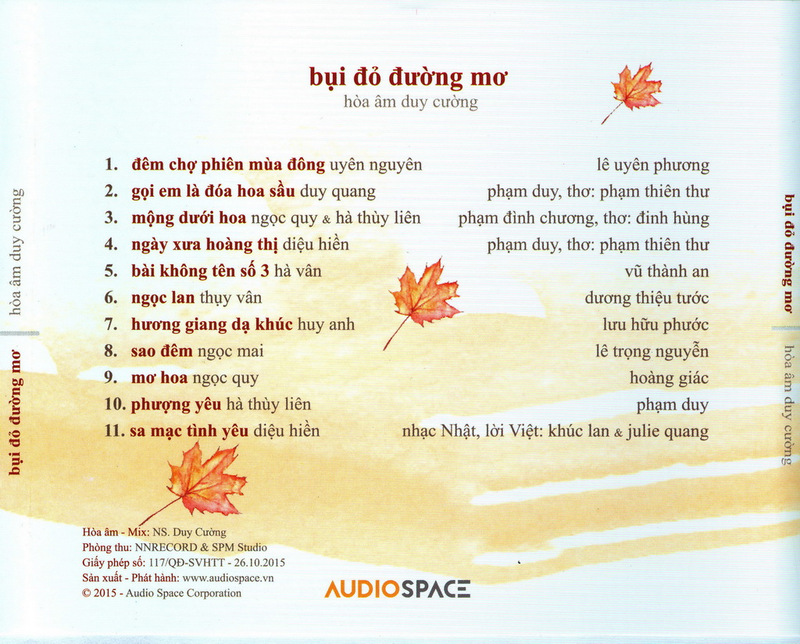 Audio Space - Bụi Đỏ Đường Mơ