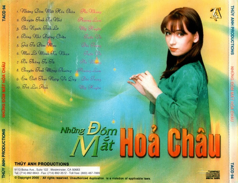 Thúy Anh CD094 - Những Đóm Mắt Hỏa Châu