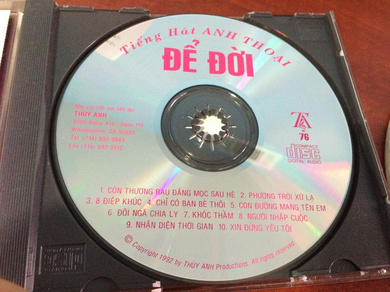 Thúy Anh CD076 - Tiếng Hát Anh Thoại Để Đời