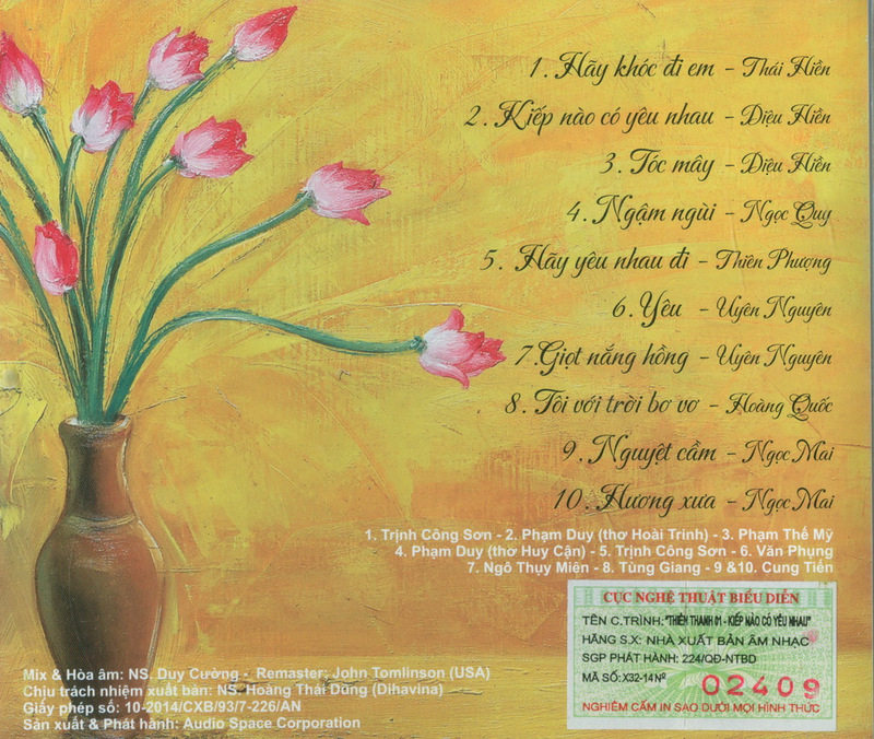 Dihavina CD - Audio Space - Kiếp Nào Có Yêu Nhau