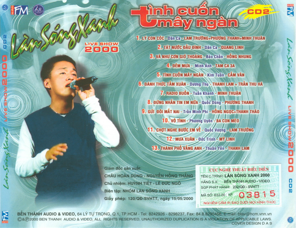 Bến Thành CD - Làn Sóng Xanh - Tình Cuốn Mây Ngàn
