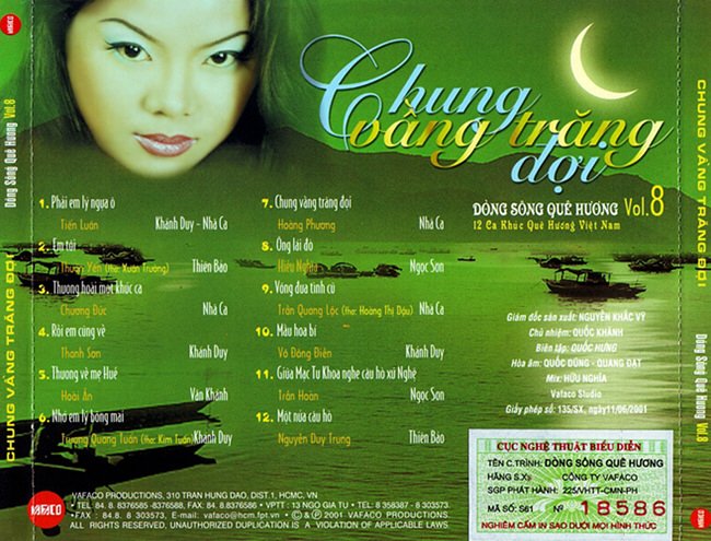 Vafaco CD - Dòng Sông Quê Hương Vol 8