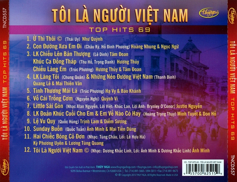 Thúy Nga CD557 - Tôi Là Người Việt Nam