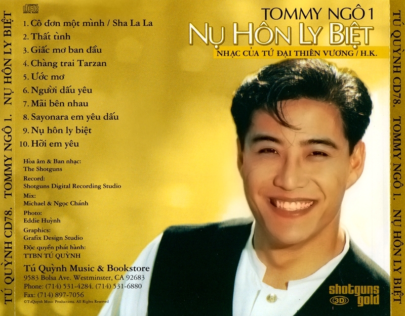 Tú Quỳnh CD078 - Nụ Hôn Ly Biệt