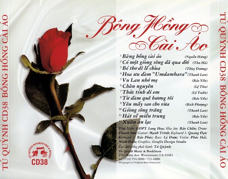 Tú Quỳnh CD038 - Bông Hồng Cài Áo