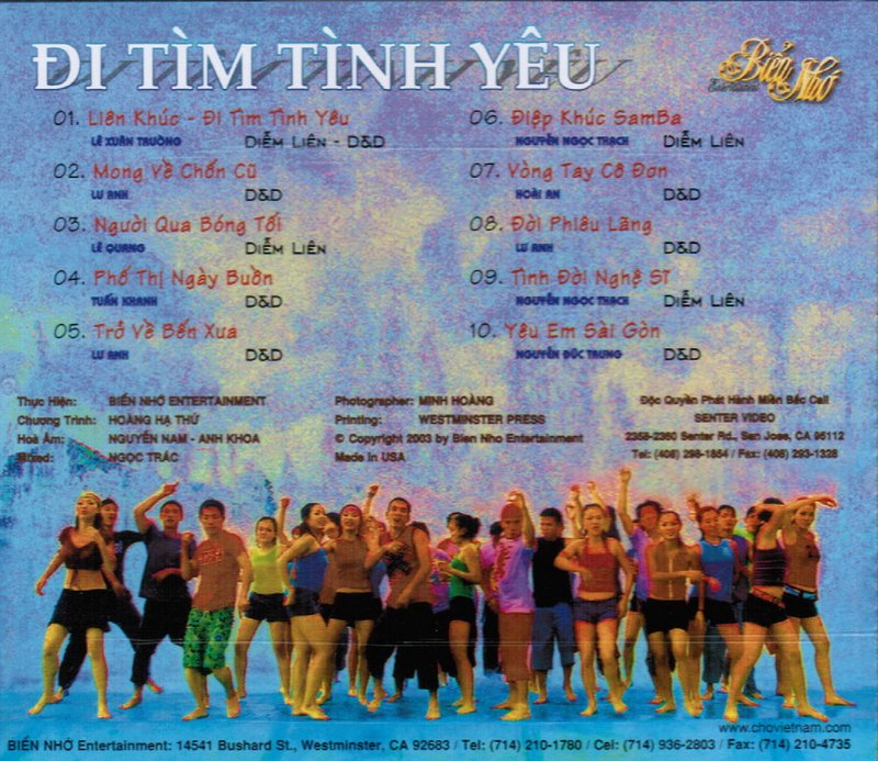 Biển Nhớ CD - Đi Tìm Tình Yêu