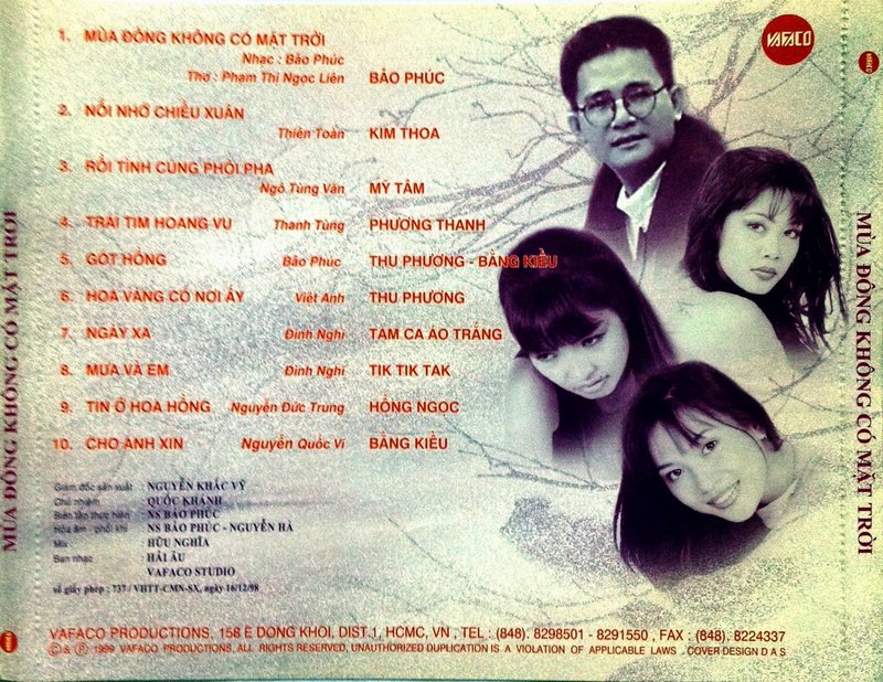 Vafaco CD - Mùa Đông Không Có Mặt Trời