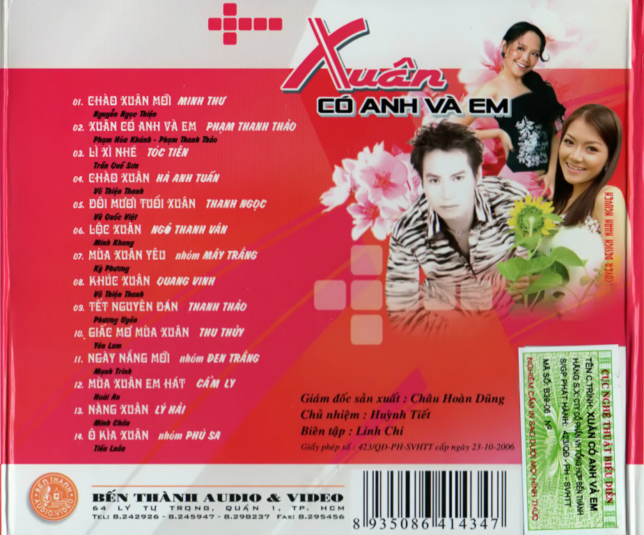 Xuân Có Anh Và Em (Bến Thành CD)
