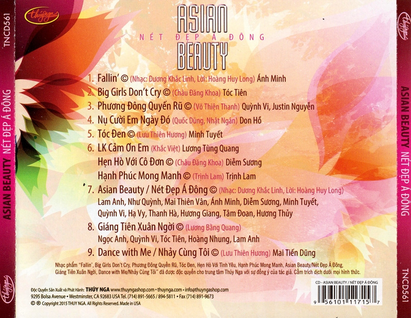 Thúy Nga CD 561 - Nét Đẹp Á Đông