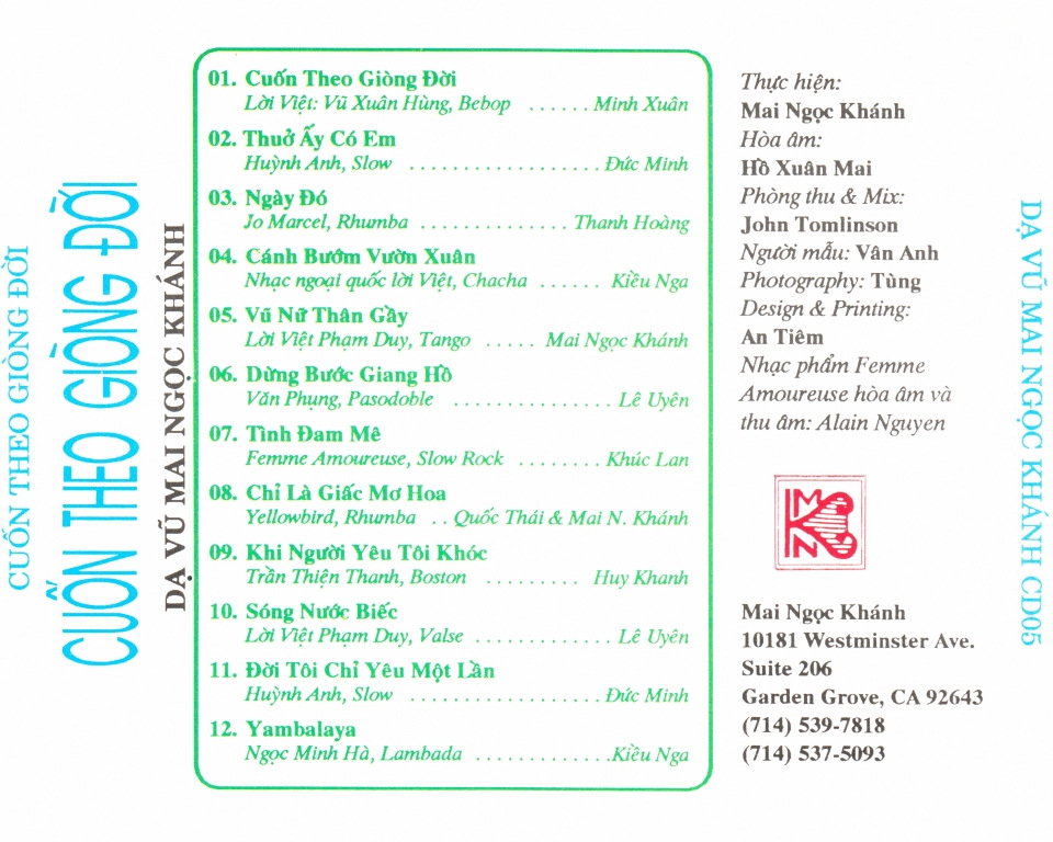 Cuốn Theo Giòng Ðời (Mai Ngọc Khánh CD005)