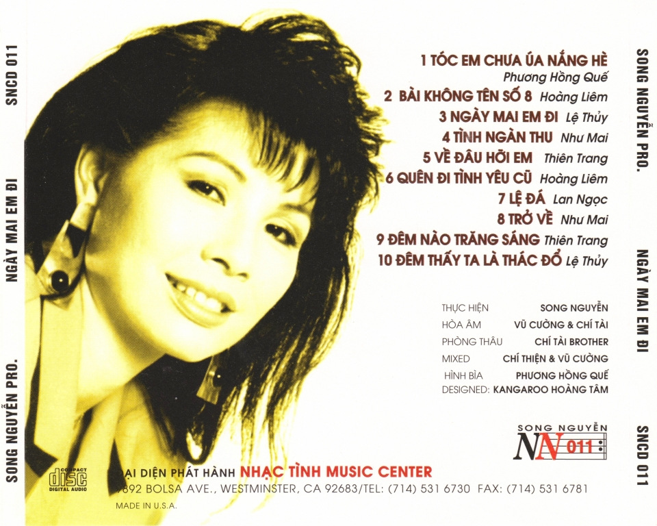Song Nguyễn CD011 - Ngày Mai Em Ði
