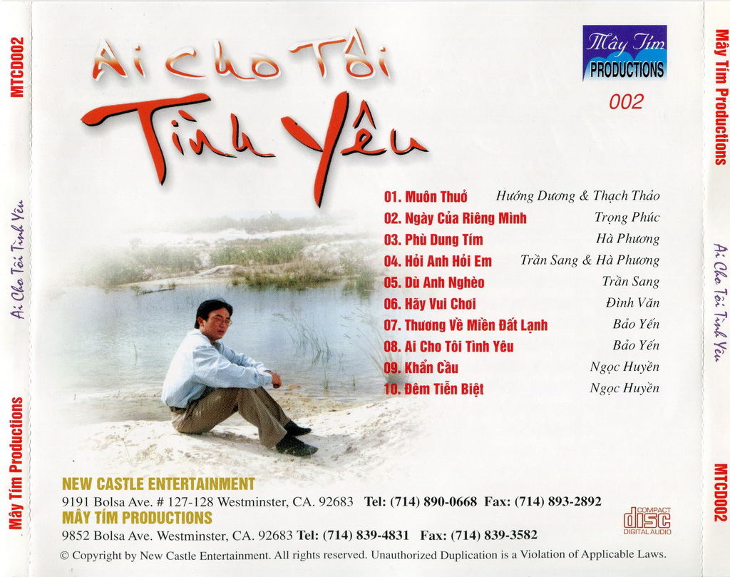 Mây Tím CD002 - Ai Cho Tôi Tình Yêu
