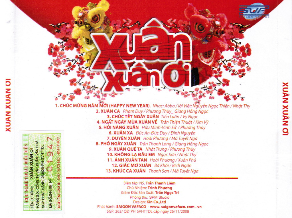 Vafaco CD - Xuân Xuân Ơi