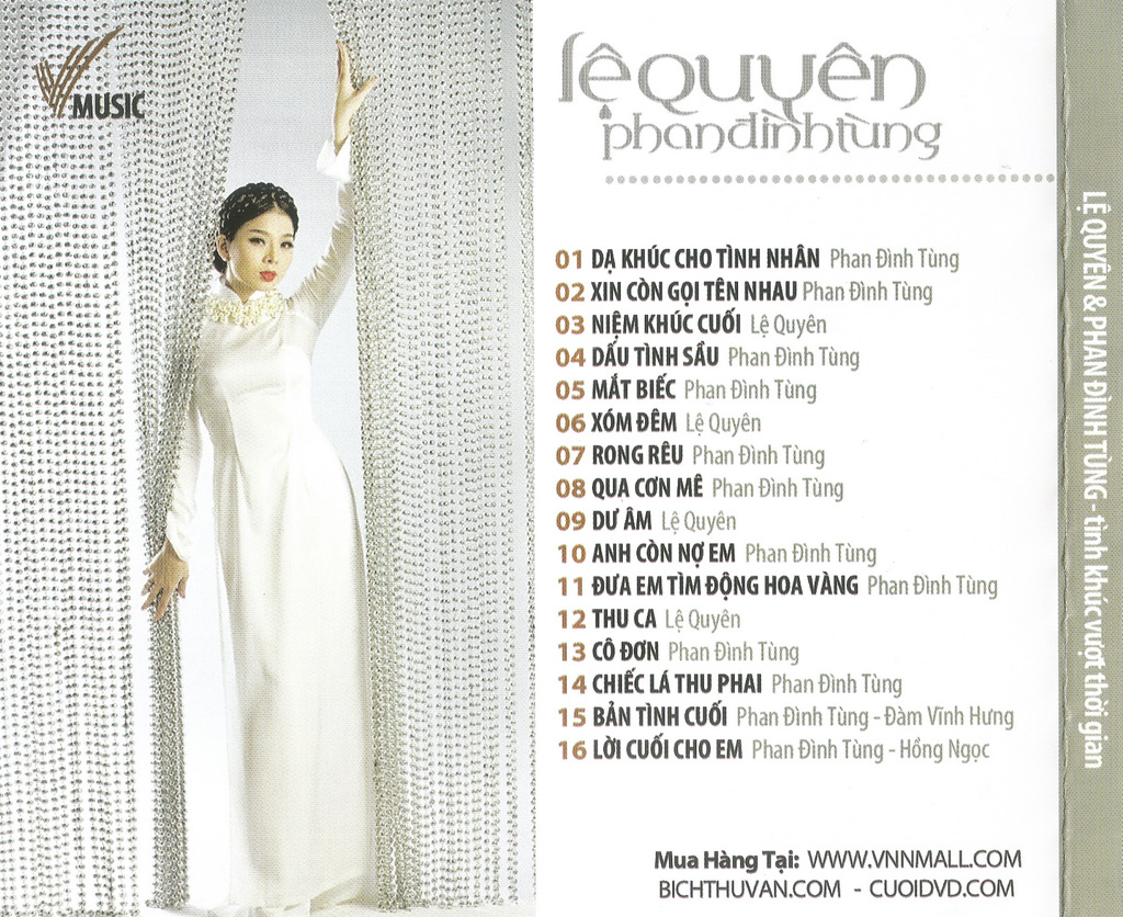 VMusic CD - Lệ Quyên - Tình Khúc Vượt Thời Gian