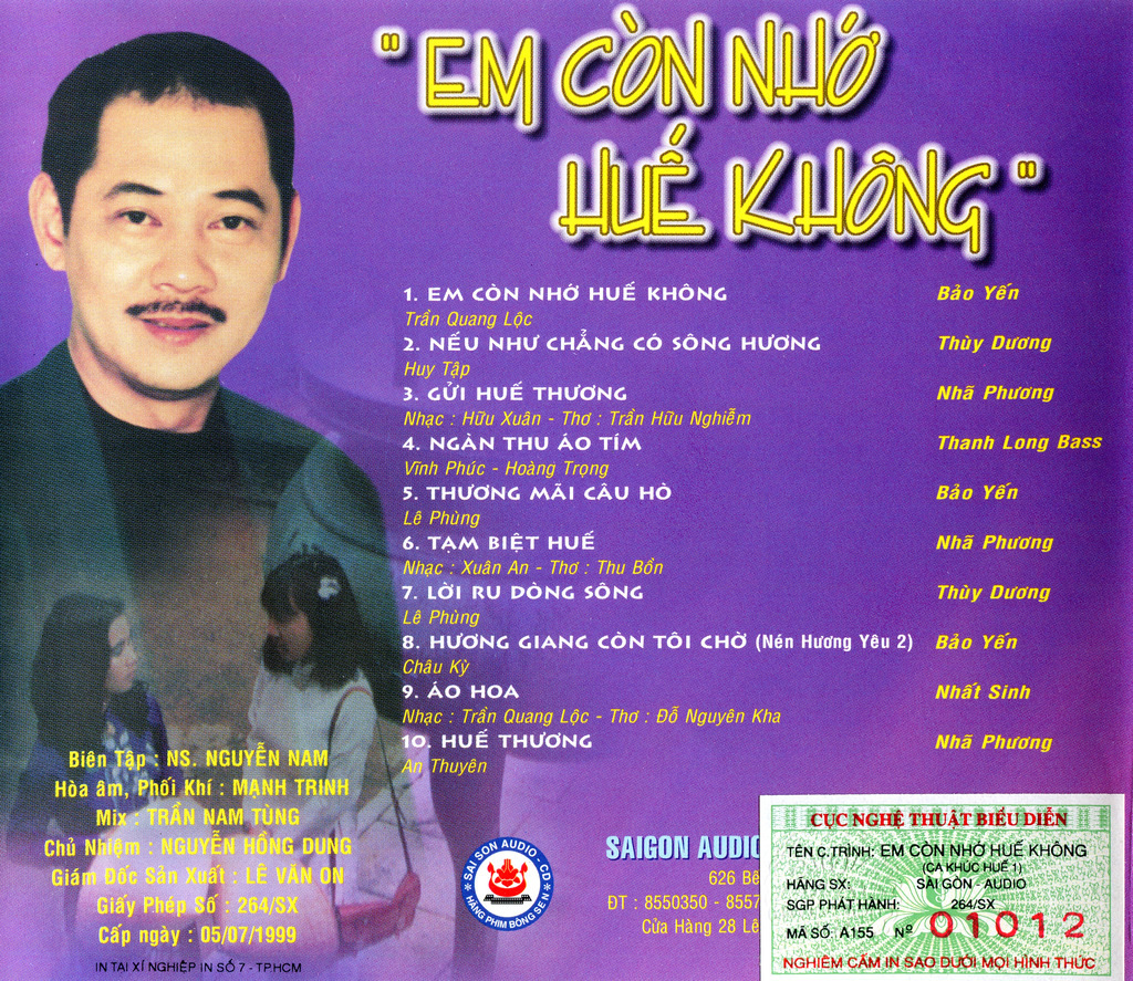 Sài Gòn CD - Em Còn Nhớ Huế Không