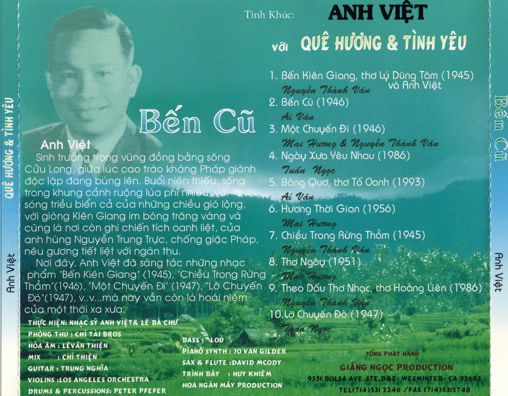 Giáng Ngọc CD - Bến Cũ - Tình Khúc Anh Việt
