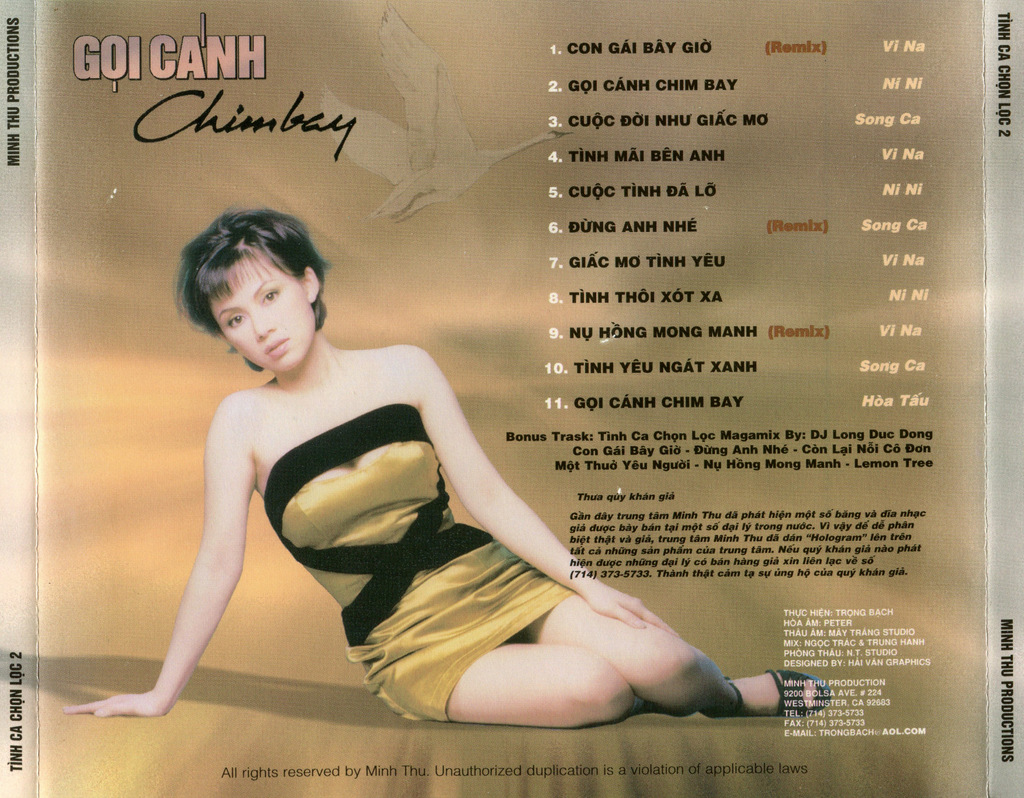 Minh Thu CD - Gọi Cánh Chim Bay