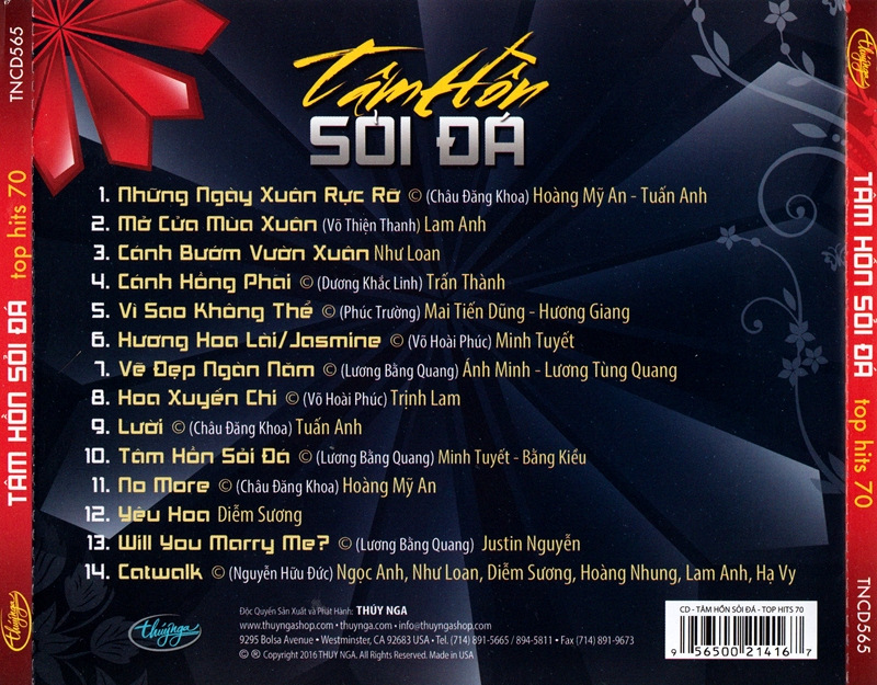 Thúy Nga CD565 - Tâm Hồn Sỏi Đá