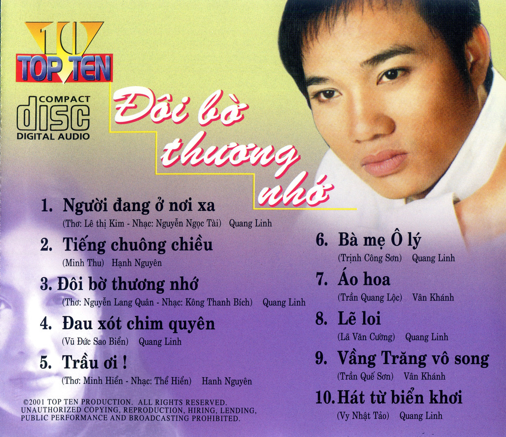 Topten Music CD - Đôi Bờ Thương Nhớ